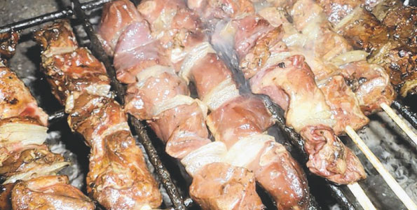 Rwandan Goat Brochettes (Grilled Goat on Skewers) - International Cuisine