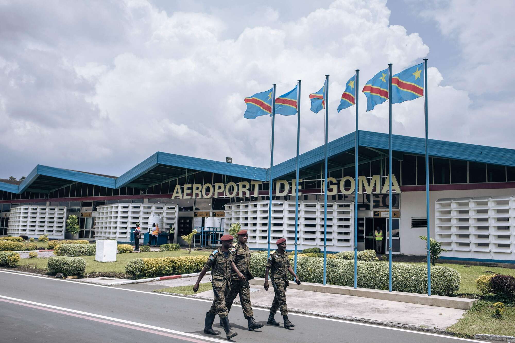 Kenyan soldiers vow to protect DRC’s strategic Goma airport The East