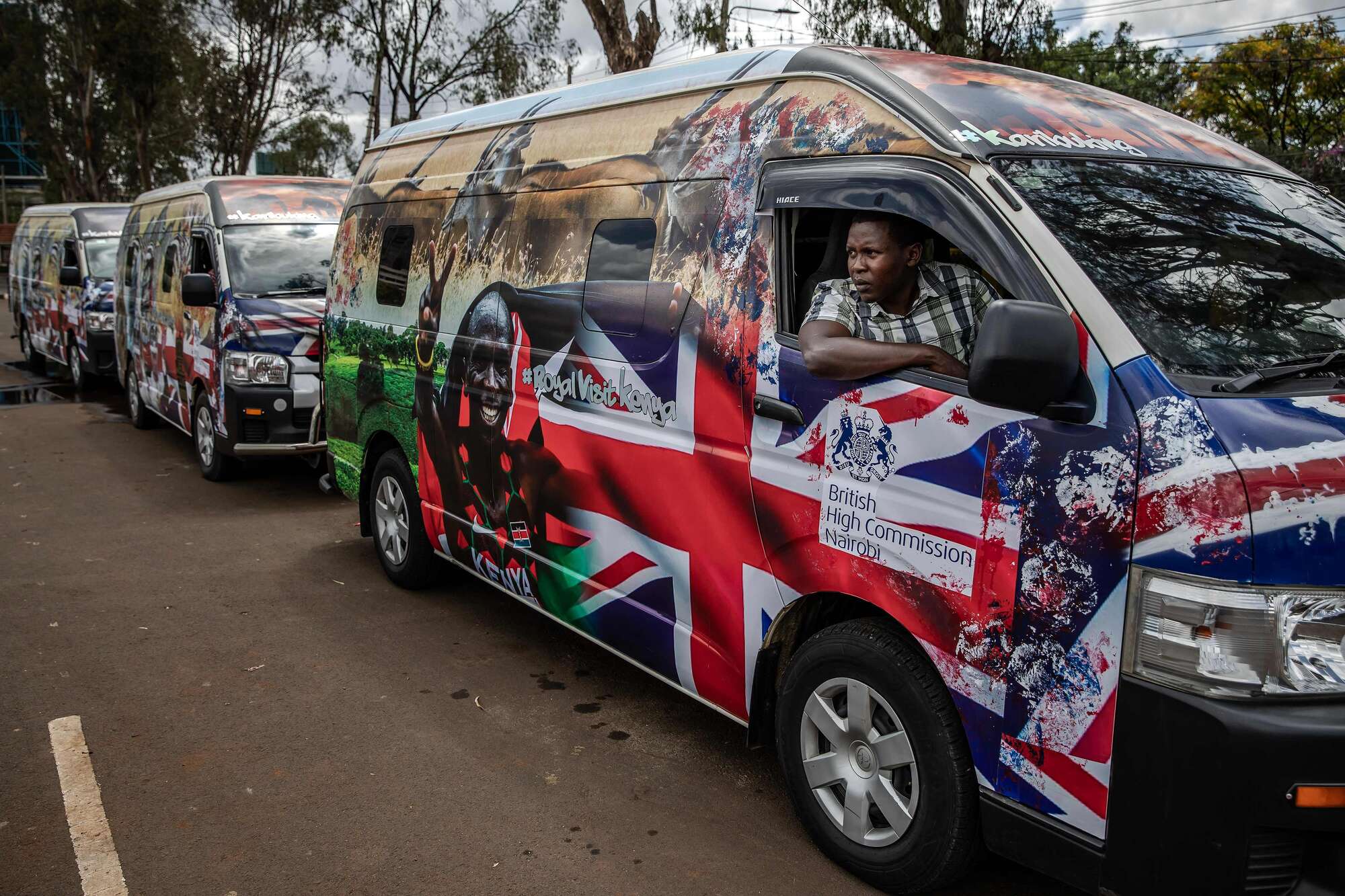 UK High Commission In Kenya Repaints Vans With Nairobi Matatu   Van Data 