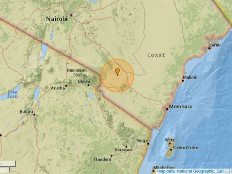 4.8 magnitude earthquake strikes Kenya The East African