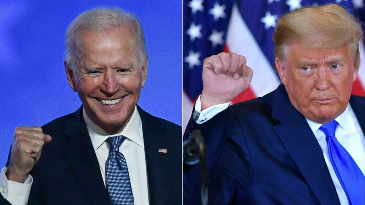 Joe Biden and Donald Trump.