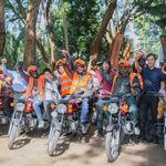 Motorcycle riders.