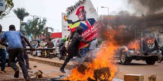 Uganda protests.