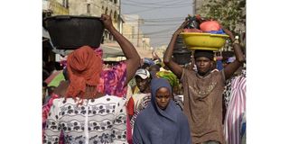 Senegal market.