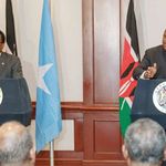 Mohamed Farmaajo and Uhuru Kenyatta.