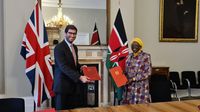 Ranil Jayawardena and Betty Maina.