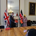 Ranil Jayawardena and Betty Maina.
