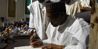 Muhammadu Buhari.