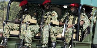 Uganda army.