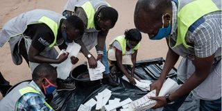 Uganda election.