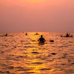 Kayaking on Lake Kivu.
