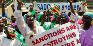 Zimbabwe sanctions.