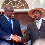 Felix Tshisekedi and Yoweri Museveni.