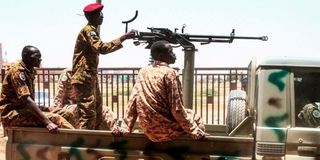Sudanese soldiers.
