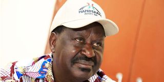 Raila Odinga.