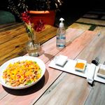 Chicken mango salad at Spinella.
