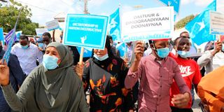 Mogadishu protest.