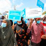 Mogadishu protest.