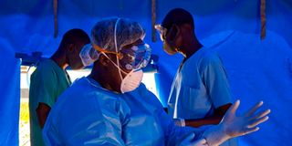 Covid test in Juba