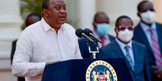 Uhuru Kenyatta.
