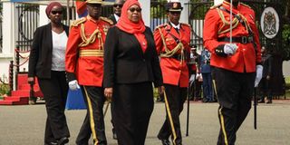 President Samia Suluhu Hassan.
