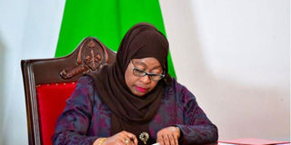 Samia Suluhu.