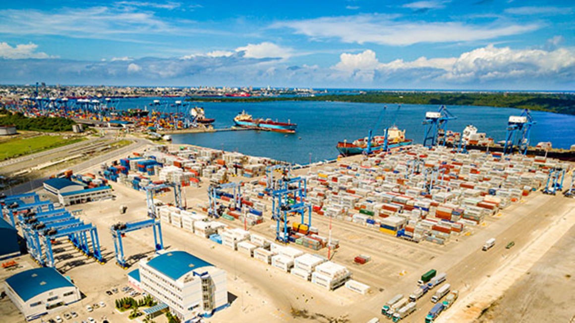 Mombasa Port.