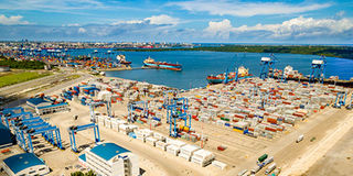 Mombasa Port.