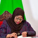 Tanzania's President Samia Suluhu Hassan.