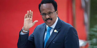 Somalia's President Mohamed Abdullahi Mohamed Farmaajo.