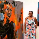 Happy Robert's ‘Freedom of Thought’ paintings.