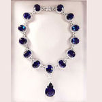 Rosenkrantz_necklace with about 600 carats of Tanzanites.