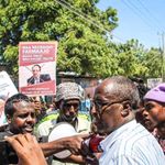 Somalia protest.