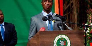 Zambian President Edgar Lungu.