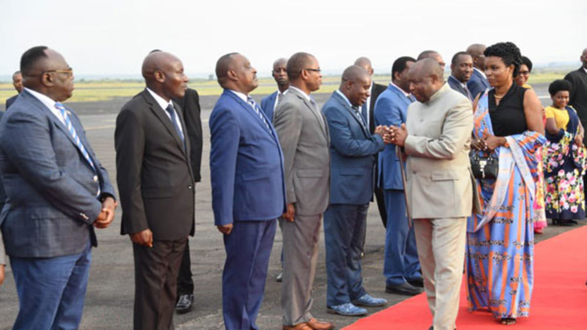 Burundian President Evariste Ndayishimiye.