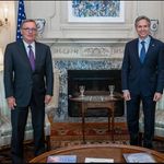 Jeffrey Feltman and Antony Blinken.