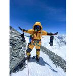 Rawan Dakik on her way up Mt Everest from the Base Camp in May 2021.