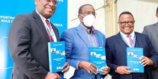 Freeman Mbowe, Willy Mutunga and Tundu Lissu.