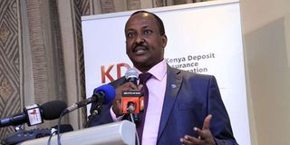 KDIC chief executive officer Mohamud Ahmed Mohamud.