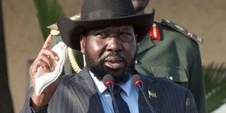 South Sudan's President Salva Kiir.