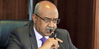 Kenya's Health Chief Administrative Secretary Rashid Aman.