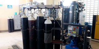 Oxygen cylinders