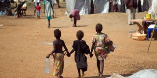 South Sudan children.