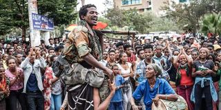 A Tigray Defence Force soldier