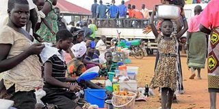 South Sudan refugees.