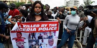 Demonstrations in Lagos against police violence