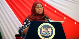 Tanzania President Samia Suluhu Hassan 