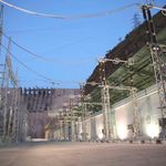 Hydroelectric dam.