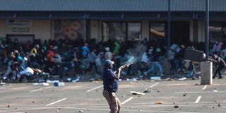 South Africa looting.