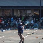 South Africa looting.